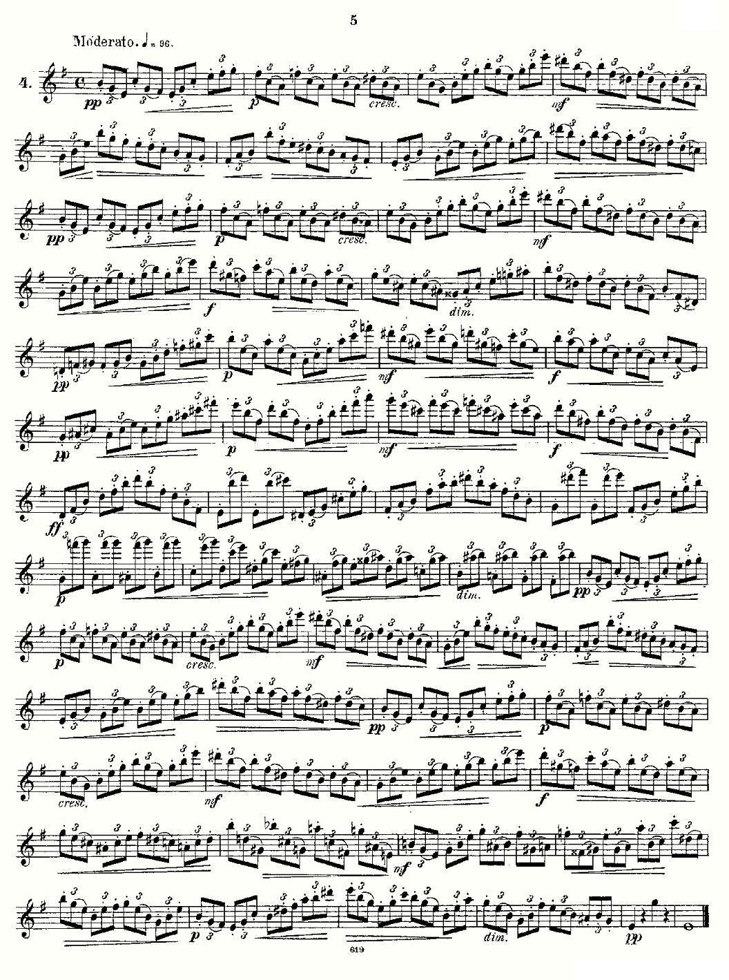 Andersen etude op30 之1—12（练习曲作品30号）其它曲谱（图5）
