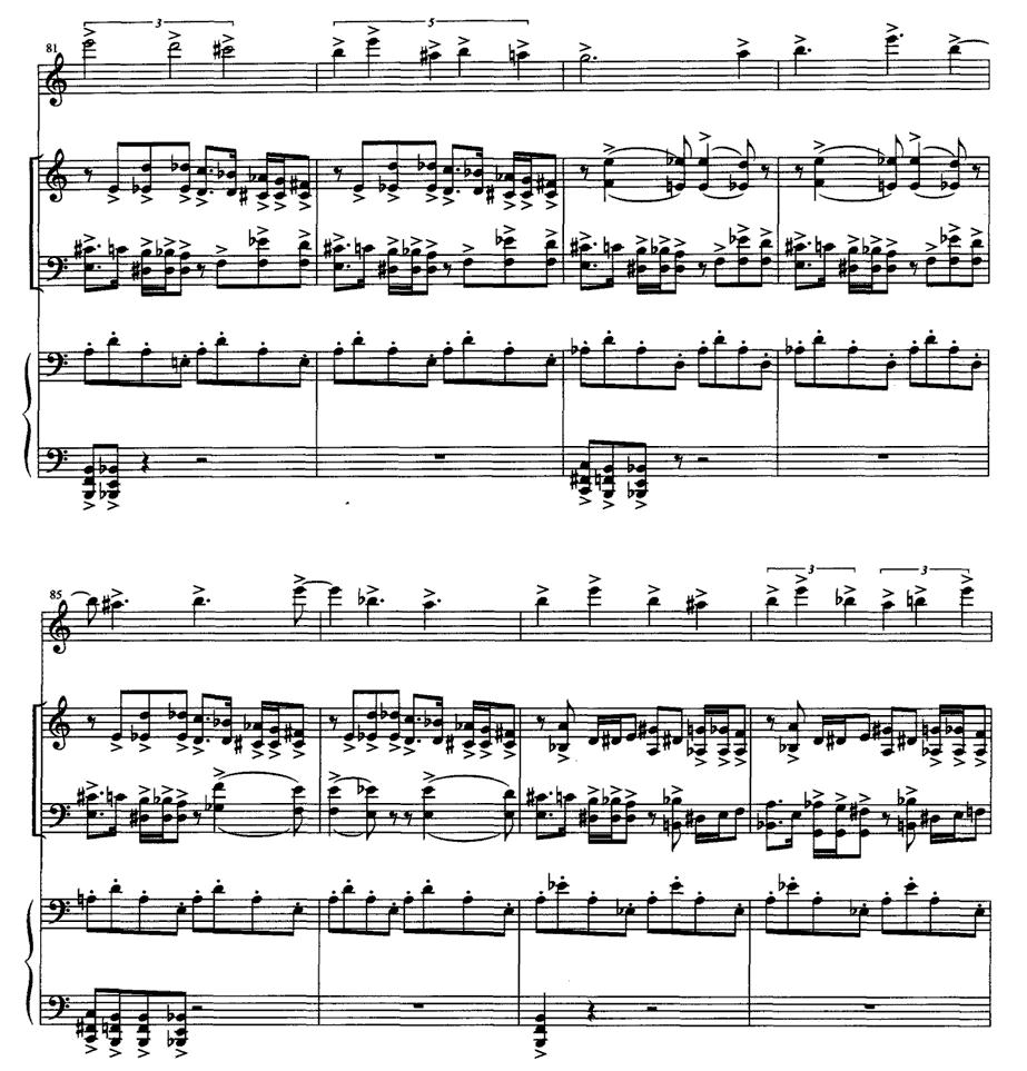 四重奏 op．41（为小提琴、大提琴、单簧管与钢琴而作）其它曲谱（图14）