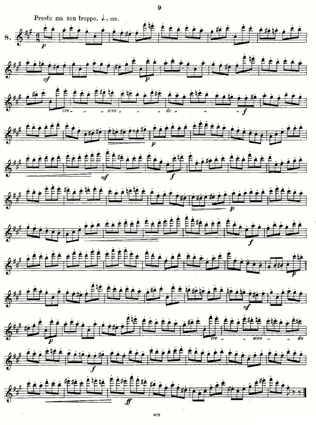 Andersen etude op30 之1—12（练习曲作品30号）其它曲谱（图9）