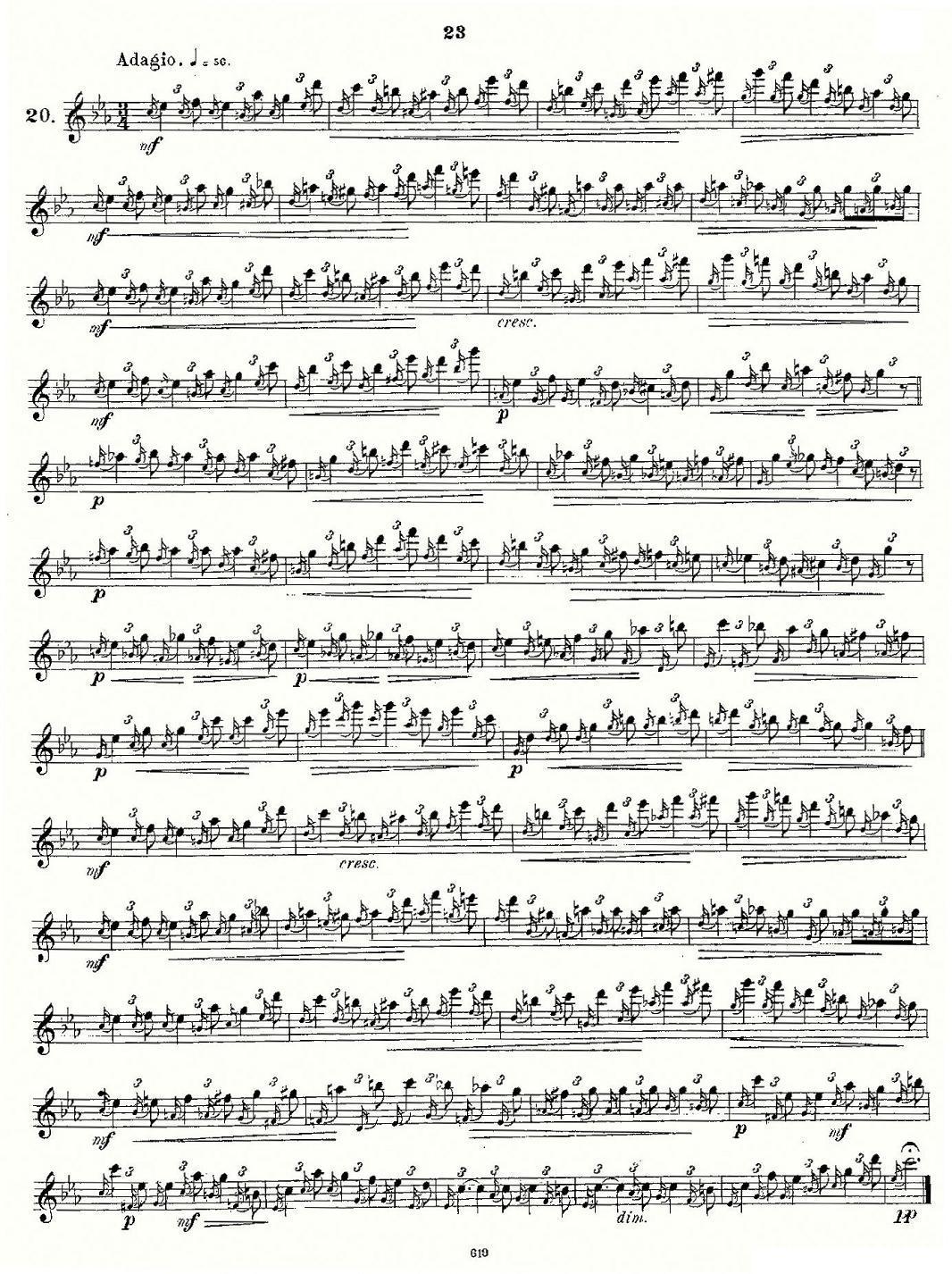 Andersen etude op30 之13—24（练习曲作品30号）其它曲谱（图11）