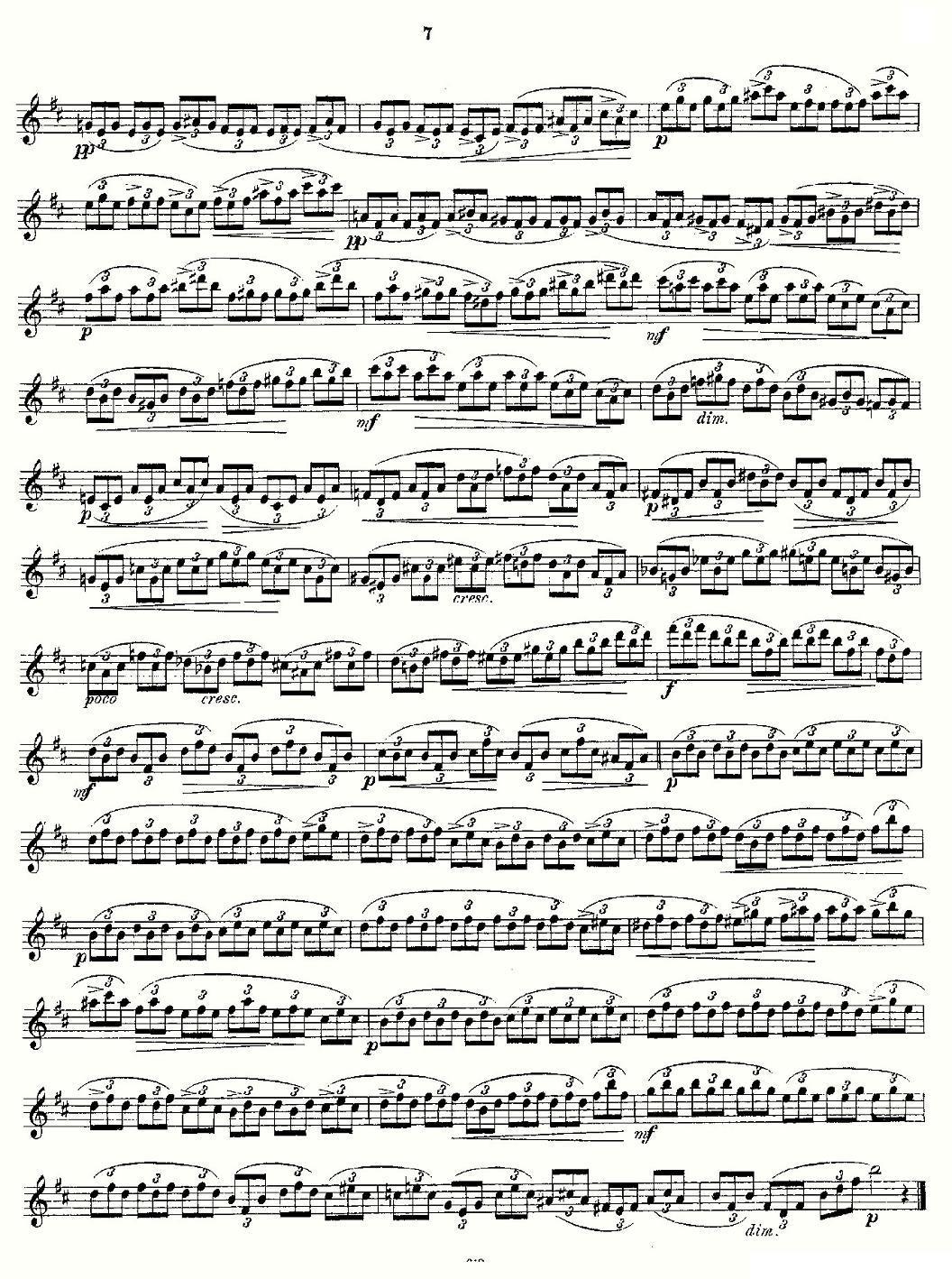 Andersen etude op30 之1—12（练习曲作品30号）其它曲谱（图7）