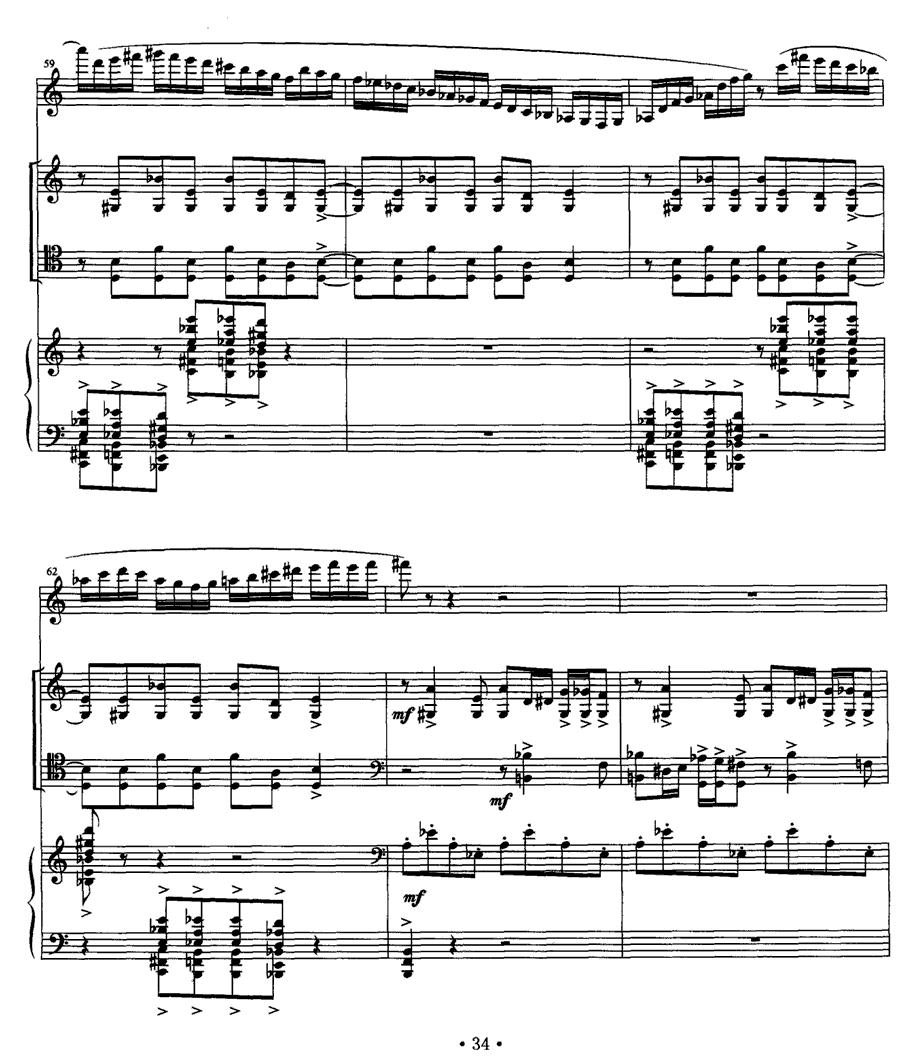四重奏 op．41（为小提琴、大提琴、单簧管与钢琴而作）其它曲谱（图11）