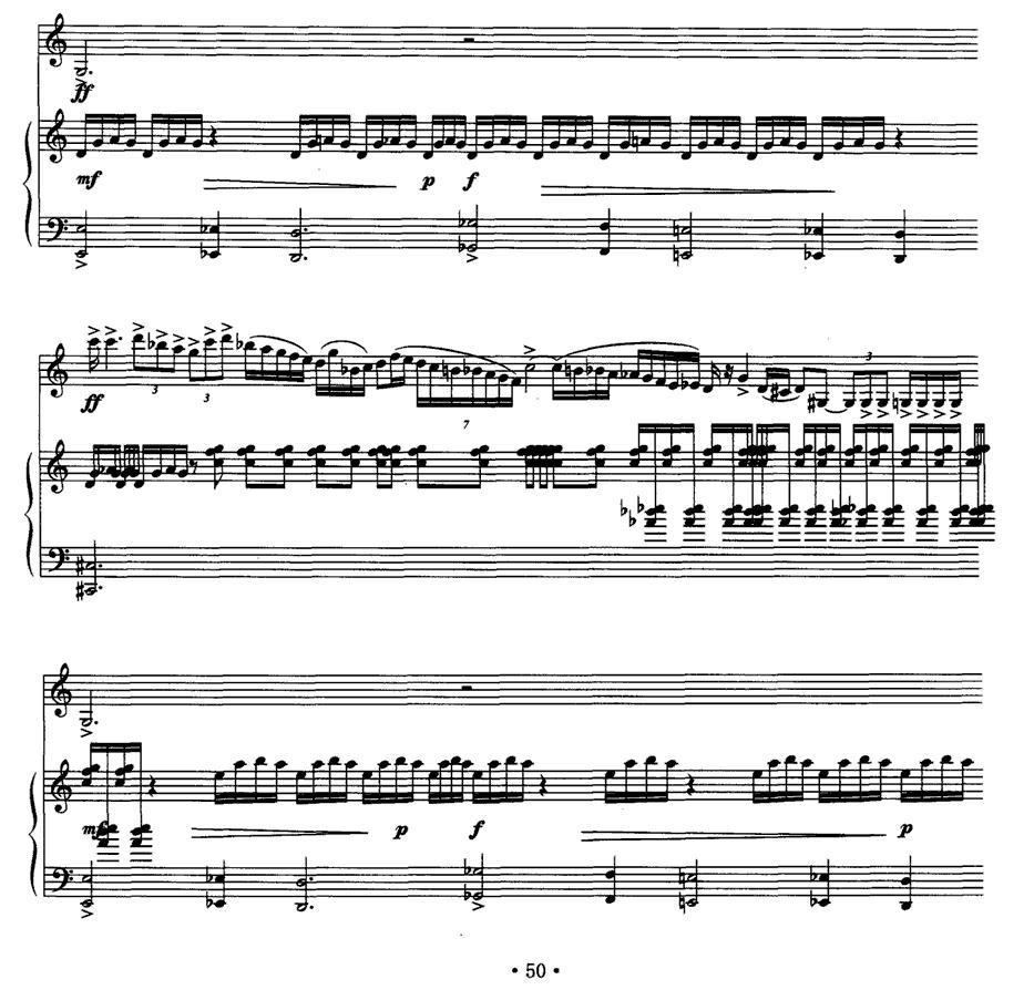 四重奏 op．41（为小提琴、大提琴、单簧管与钢琴而作）其它曲谱（图27）