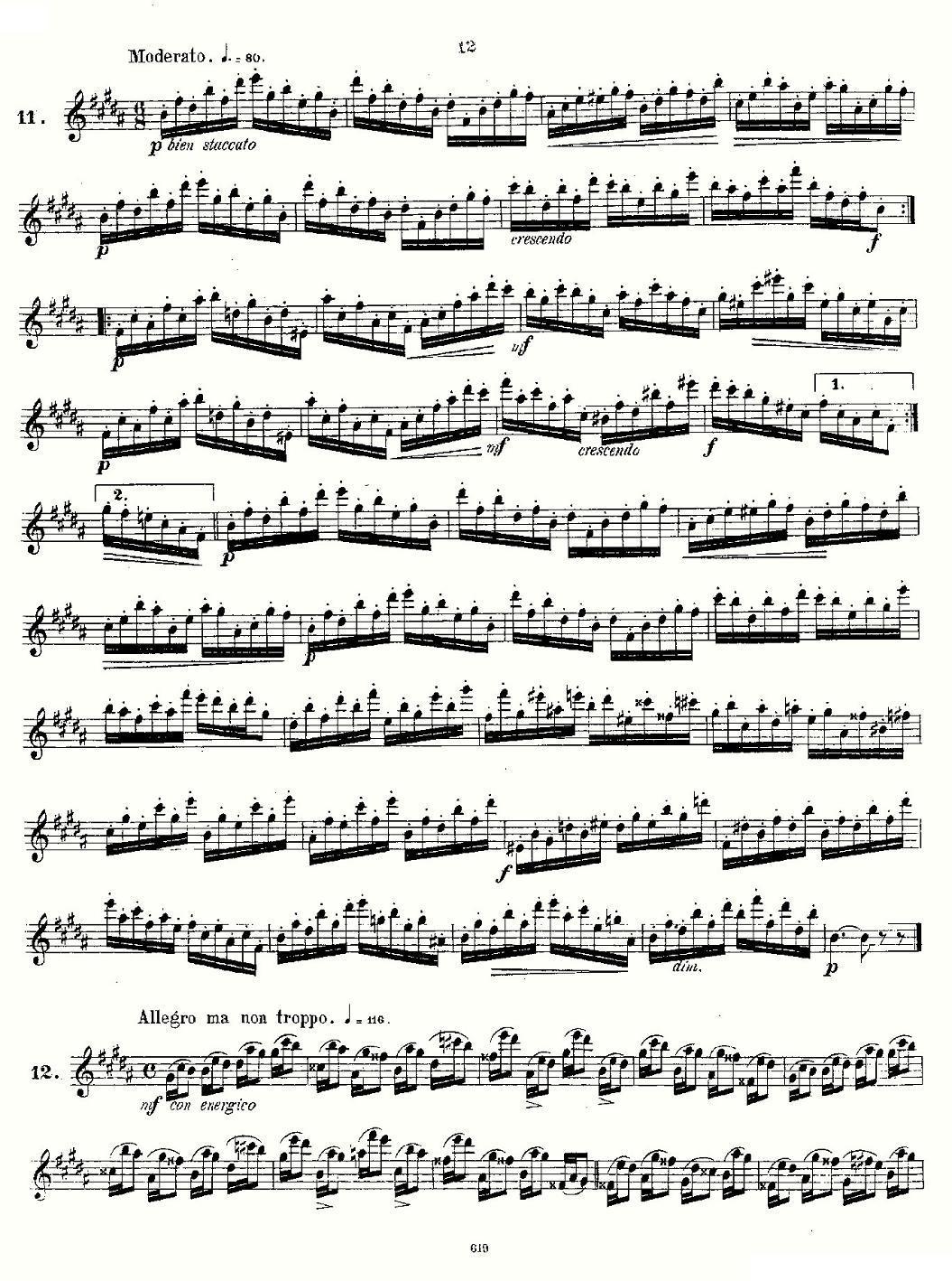 Andersen etude op30 之1—12（练习曲作品30号）其它曲谱（图12）