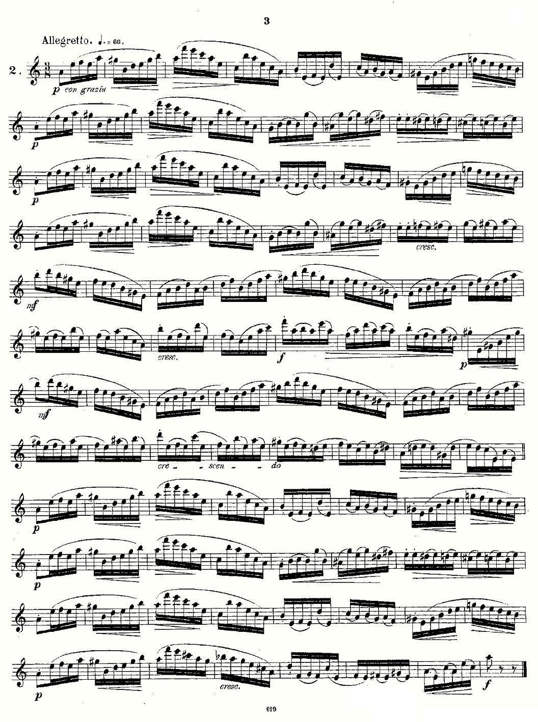 Andersen etude op30 之1—12（练习曲作品30号）其它曲谱（图3）