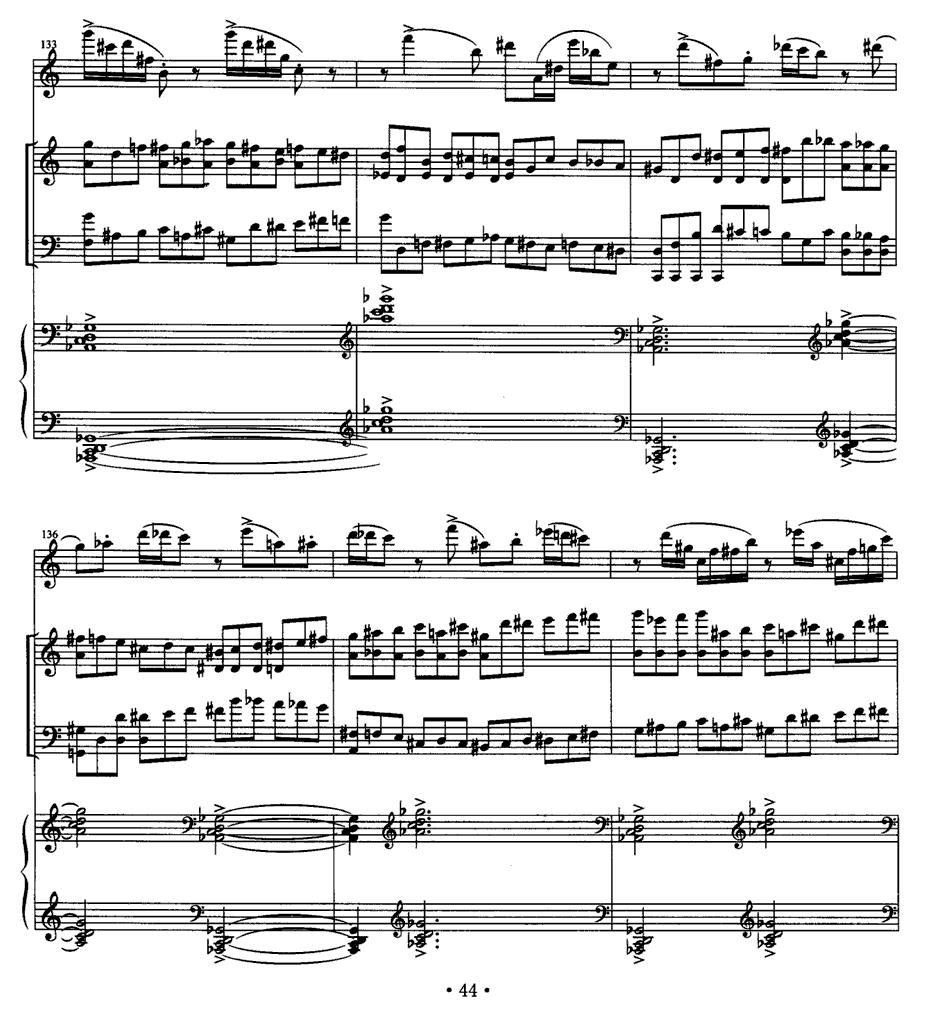 四重奏 op．41（为小提琴、大提琴、单簧管与钢琴而作）其它曲谱（图21）