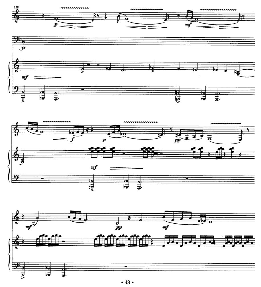四重奏 op．41（为小提琴、大提琴、单簧管与钢琴而作）其它曲谱（图25）