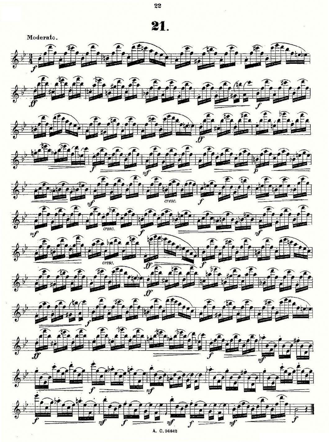 24首长笛练习曲 Op.21 之13—24其它曲谱（图10）