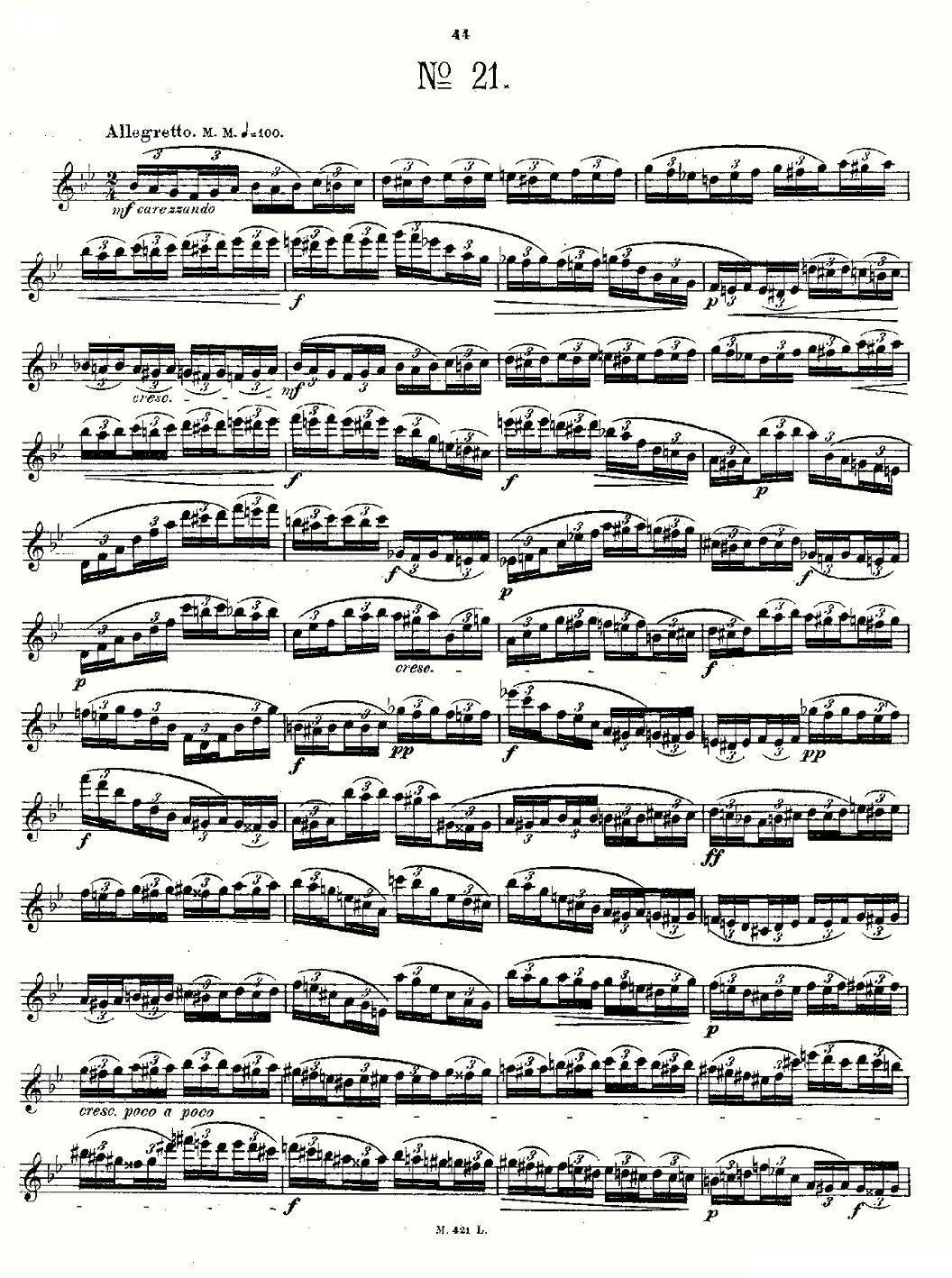 24首长笛练习曲 Op.15 之21—24其它曲谱（图2）