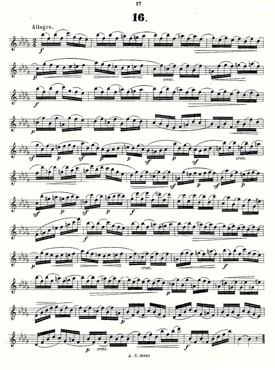 24首长笛练习曲 Op.21 之13—24其它曲谱（图5）