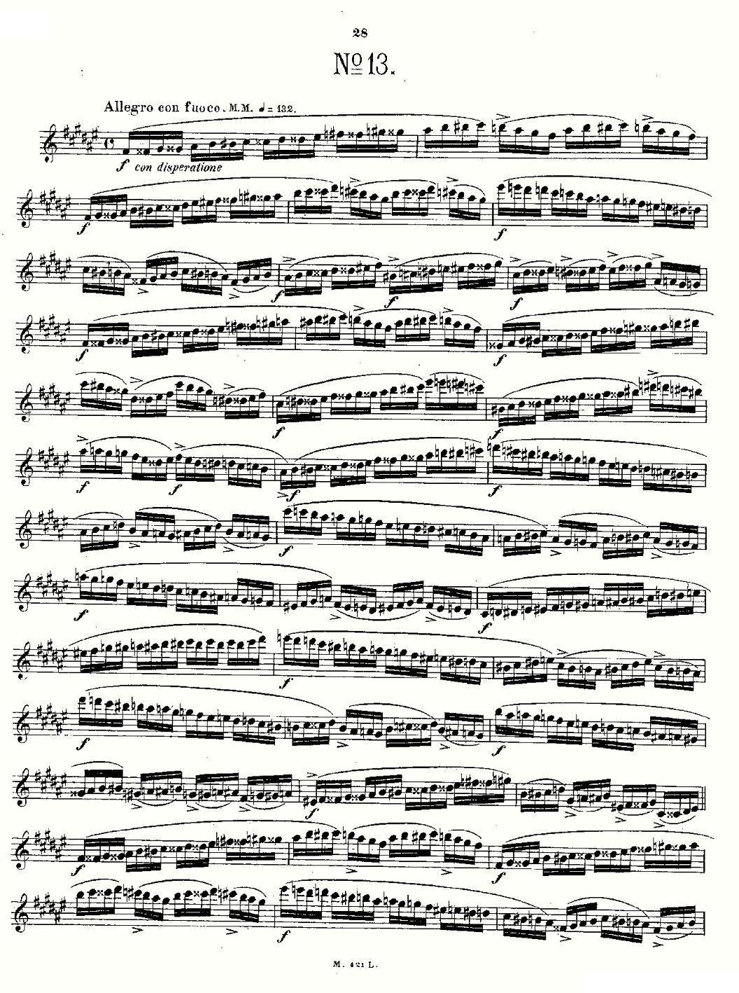 24首长笛练习曲 Op.15 之11—15其它曲谱（图6）