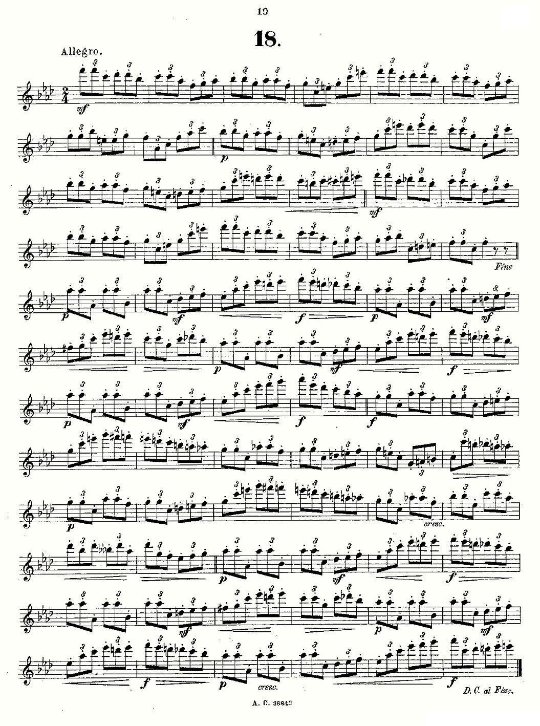 24首长笛练习曲 Op.21 之13—24其它曲谱（图7）