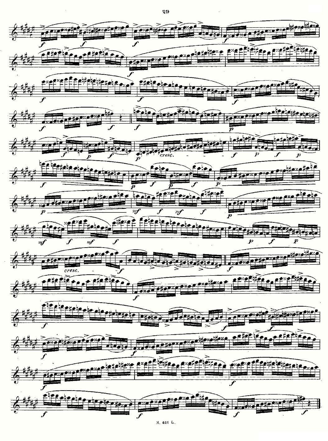 24首长笛练习曲 Op.15 之11—15其它曲谱（图7）