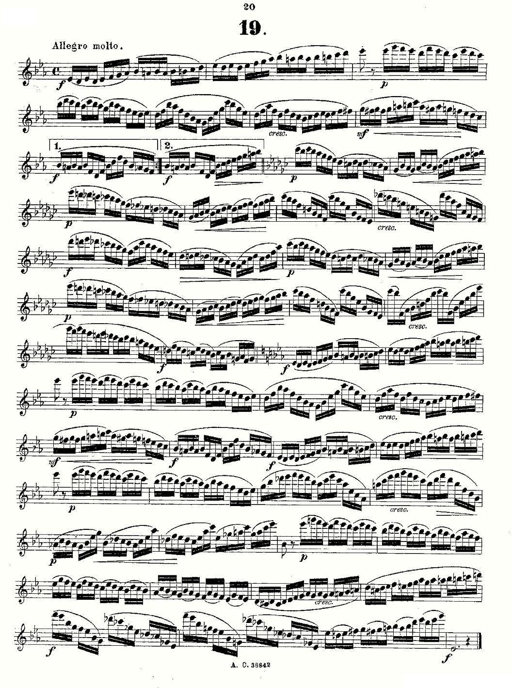24首长笛练习曲 Op.21 之13—24其它曲谱（图8）