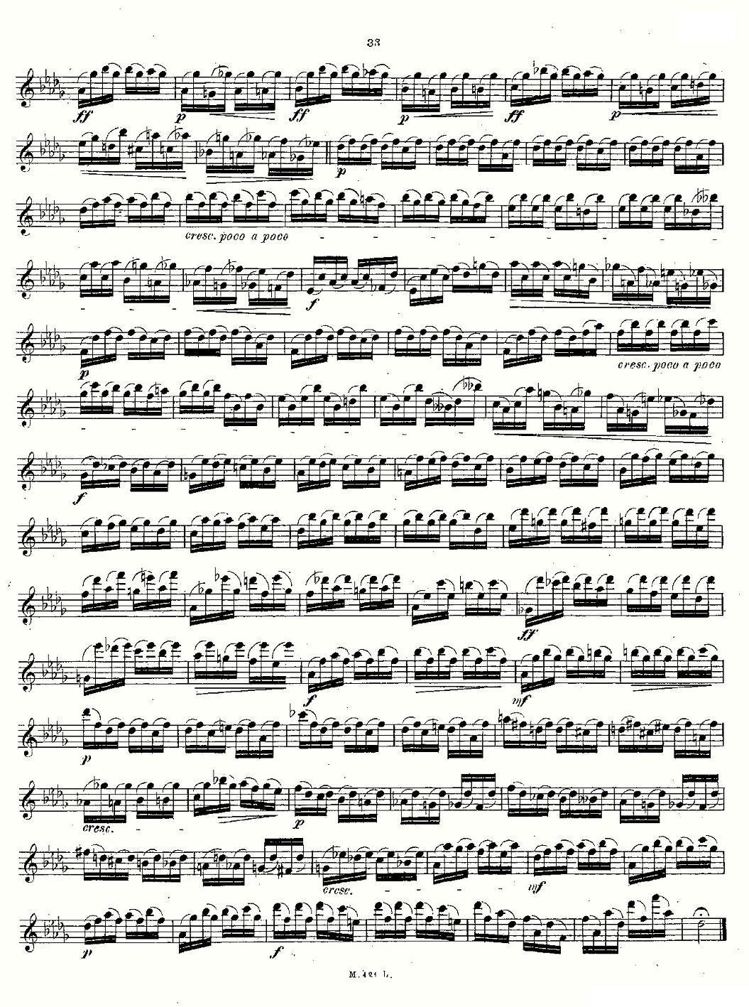24首长笛练习曲 Op.15 之11—15其它曲谱（图11）