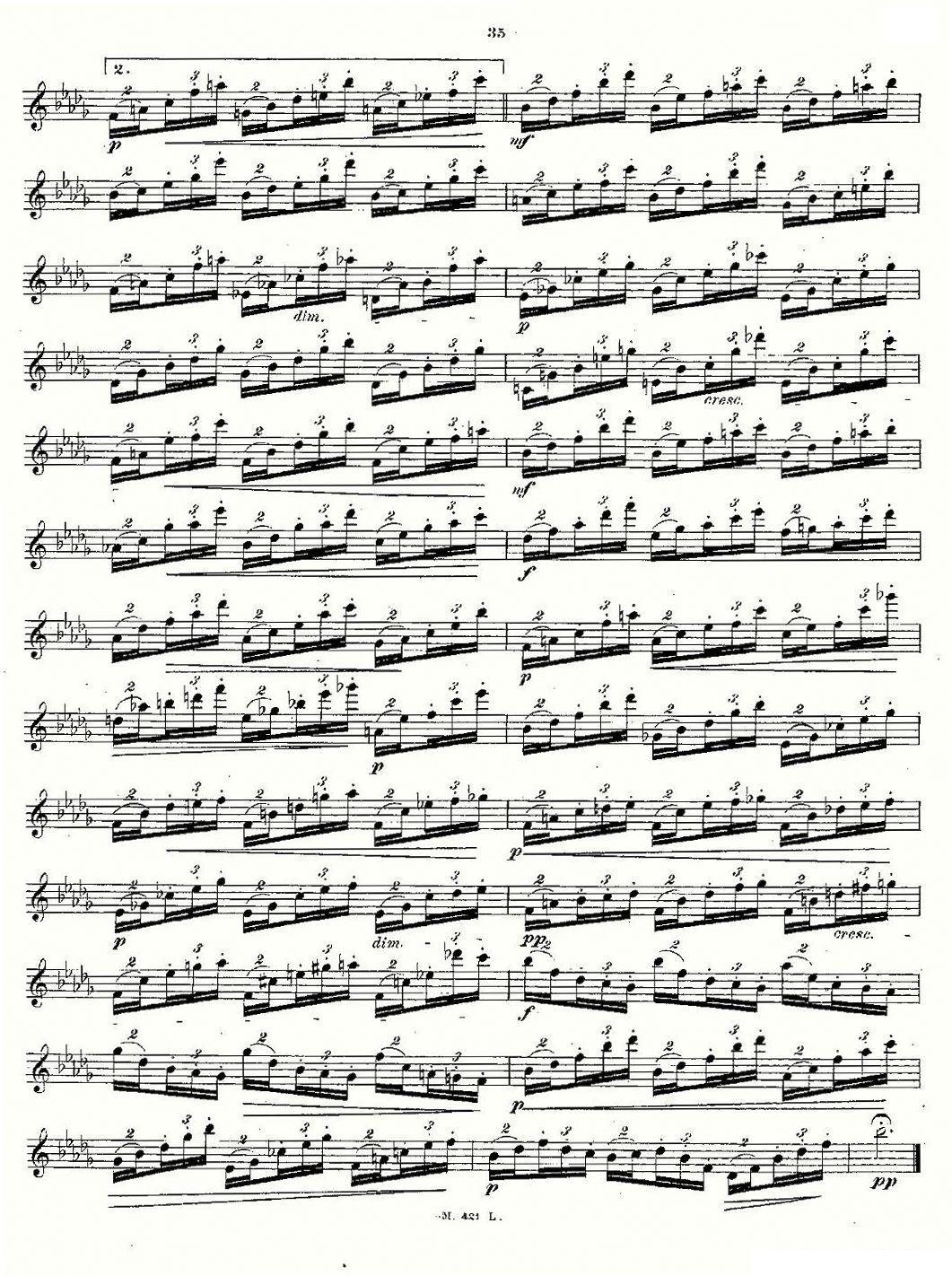 24首长笛练习曲 Op.15 之16—20其它曲谱（图3）