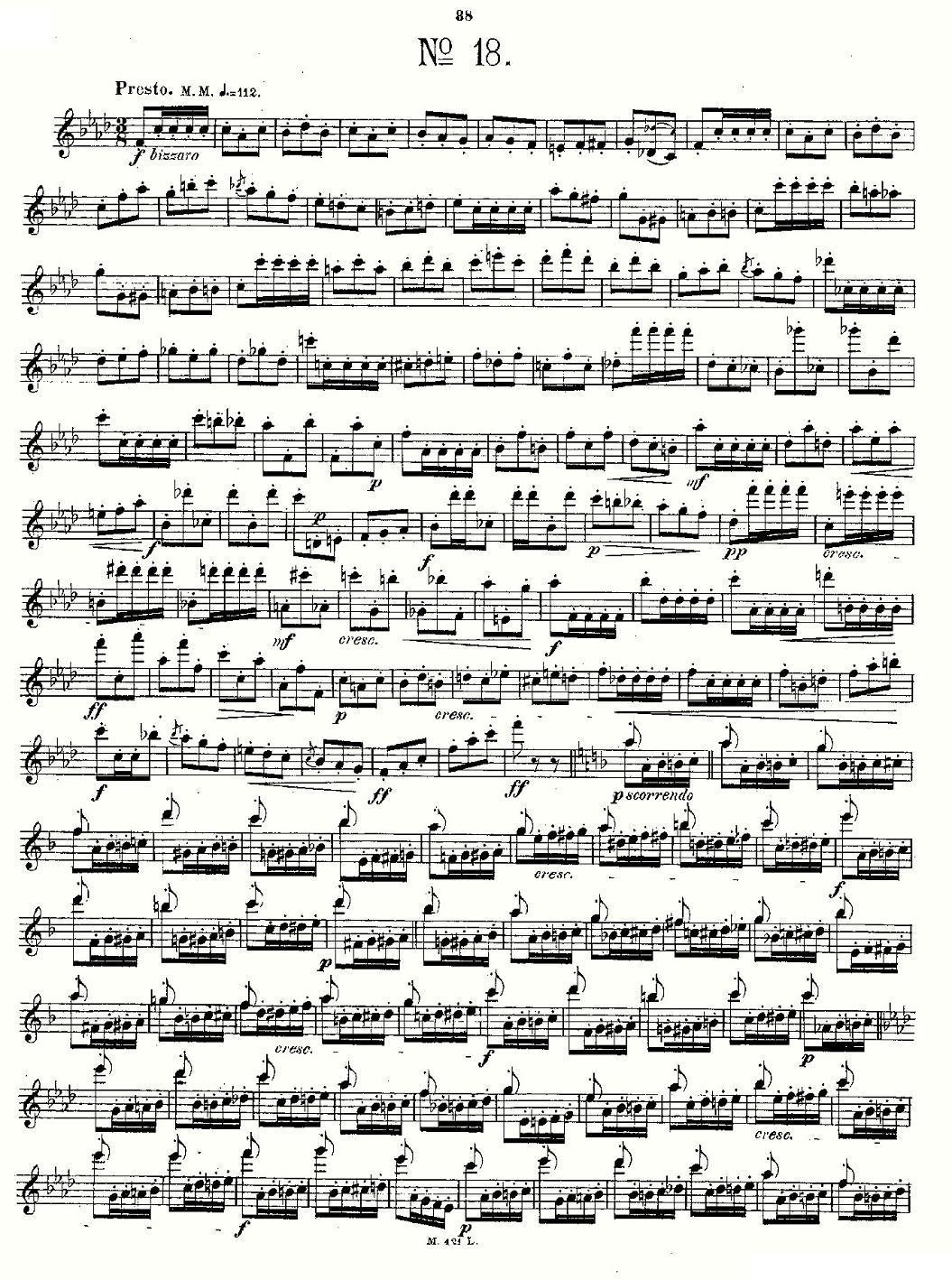 24首长笛练习曲 Op.15 之16—20其它曲谱（图6）