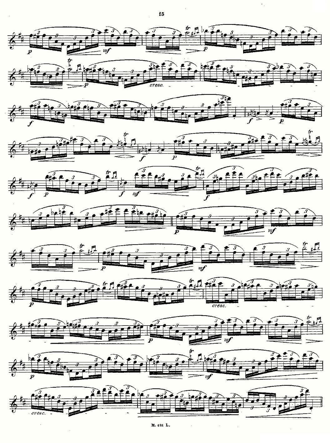 24首长笛练习曲 Op.15 之6—10其它曲谱（图3）