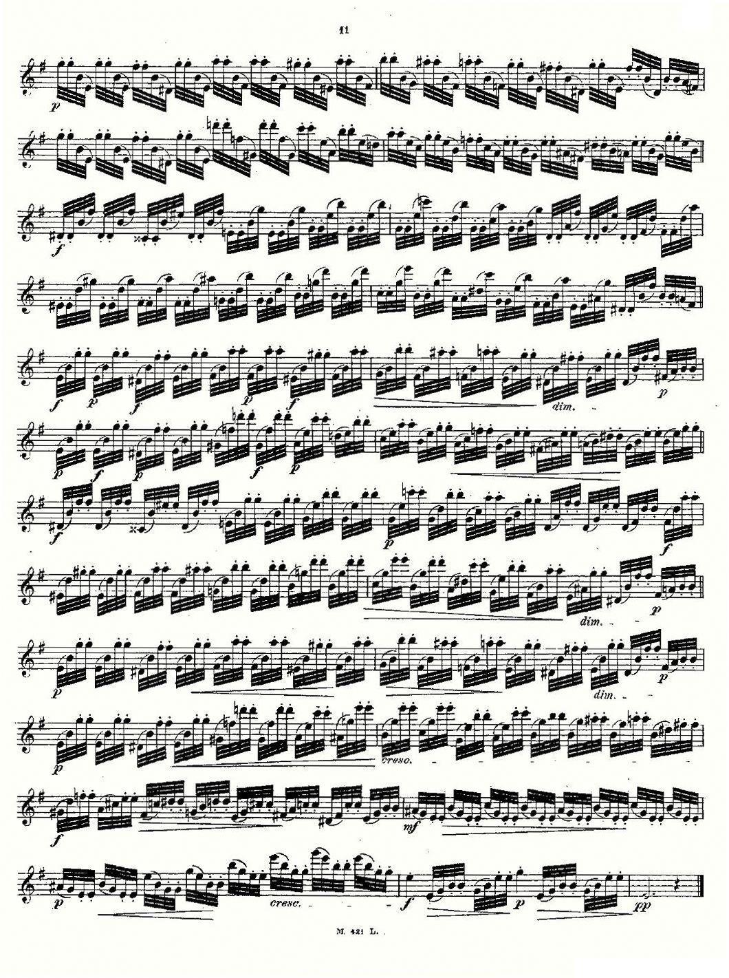 24首长笛练习曲 Op.15 之1—5其它曲谱（图11）
