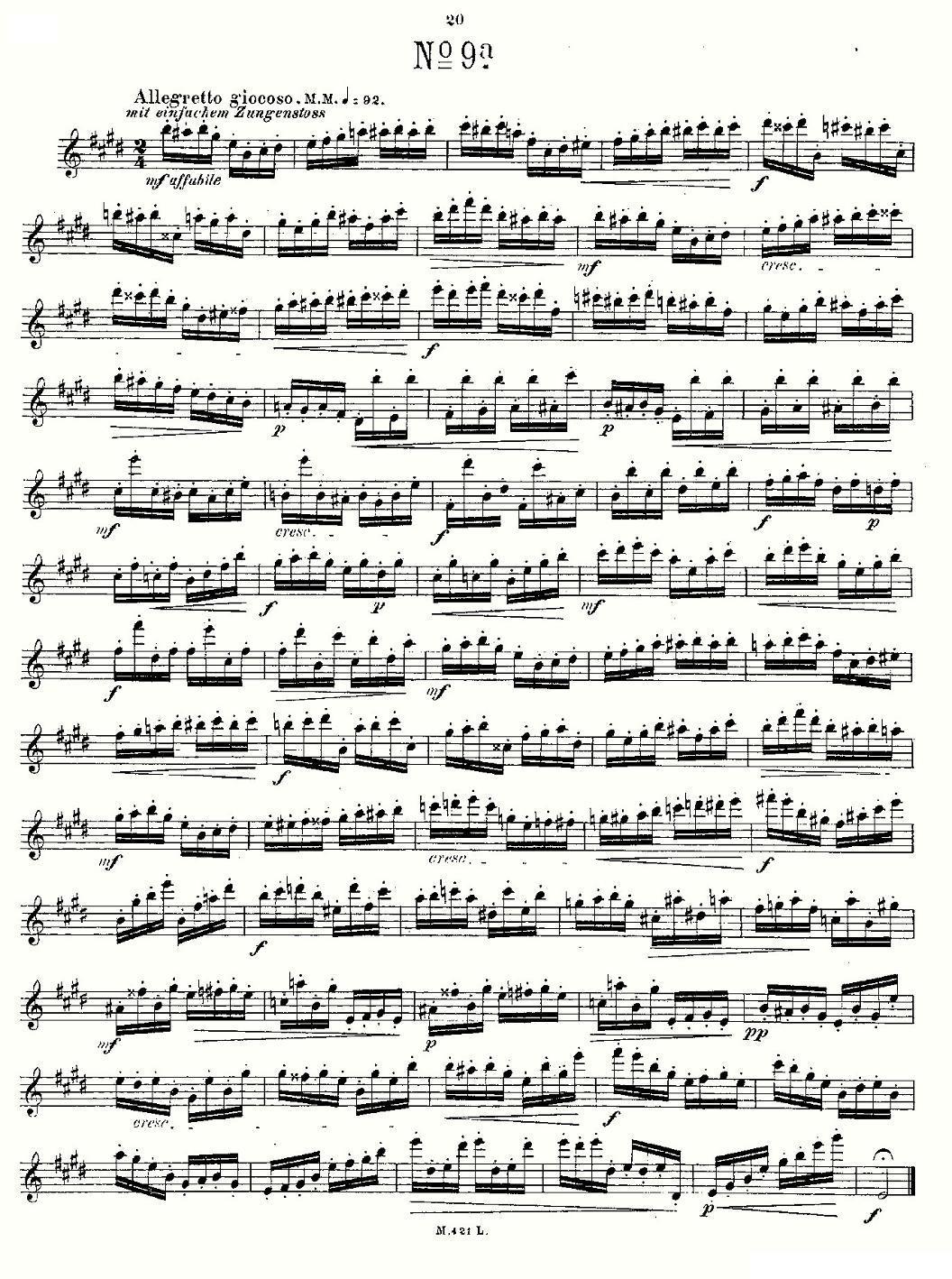 24首长笛练习曲 Op.15 之6—10其它曲谱（图8）