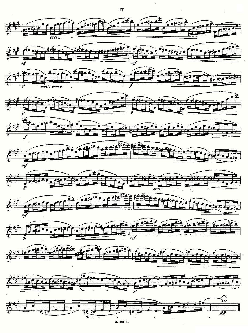 24首长笛练习曲 Op.15 之6—10其它曲谱（图5）