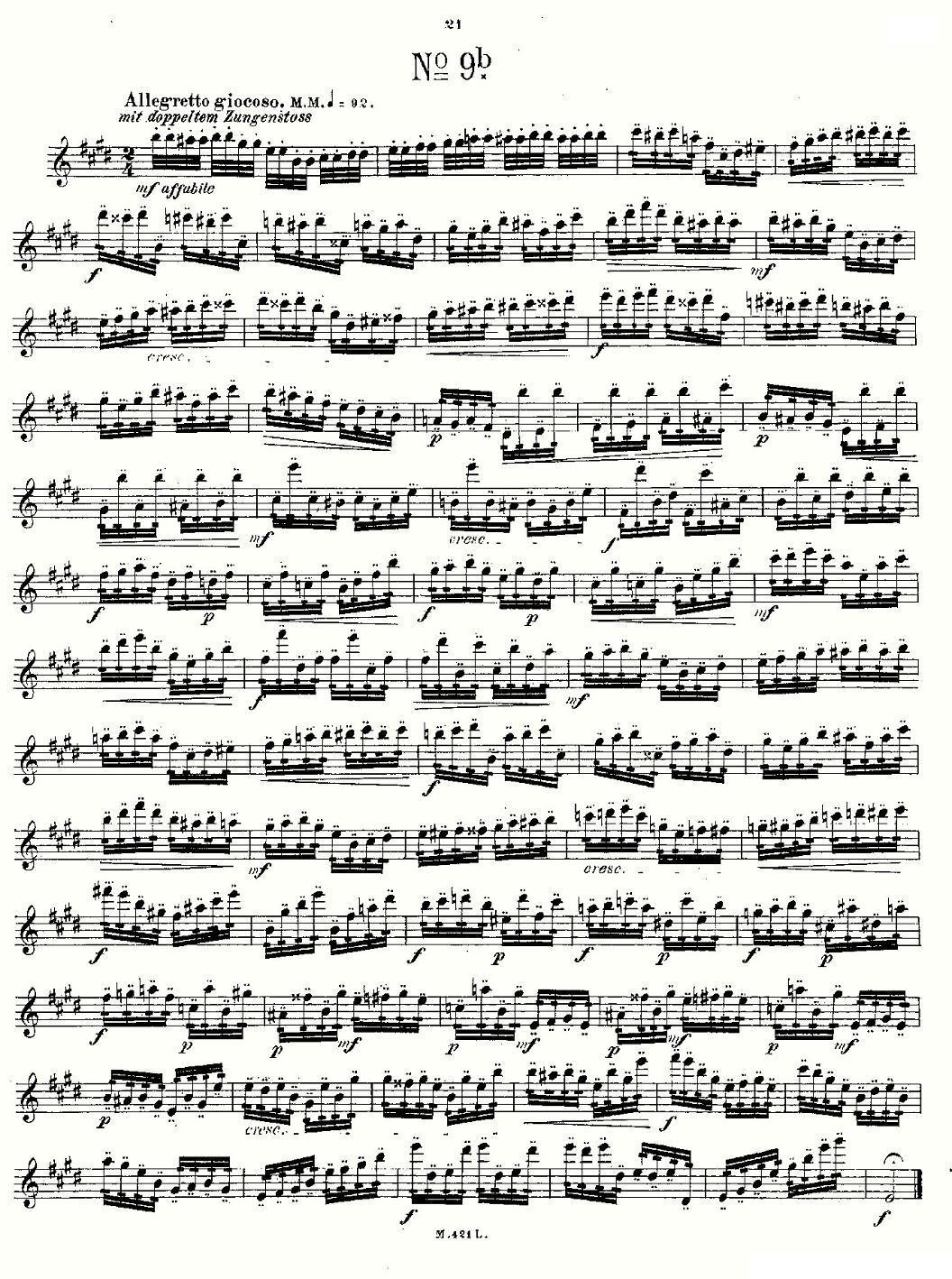 24首长笛练习曲 Op.15 之6—10其它曲谱（图9）