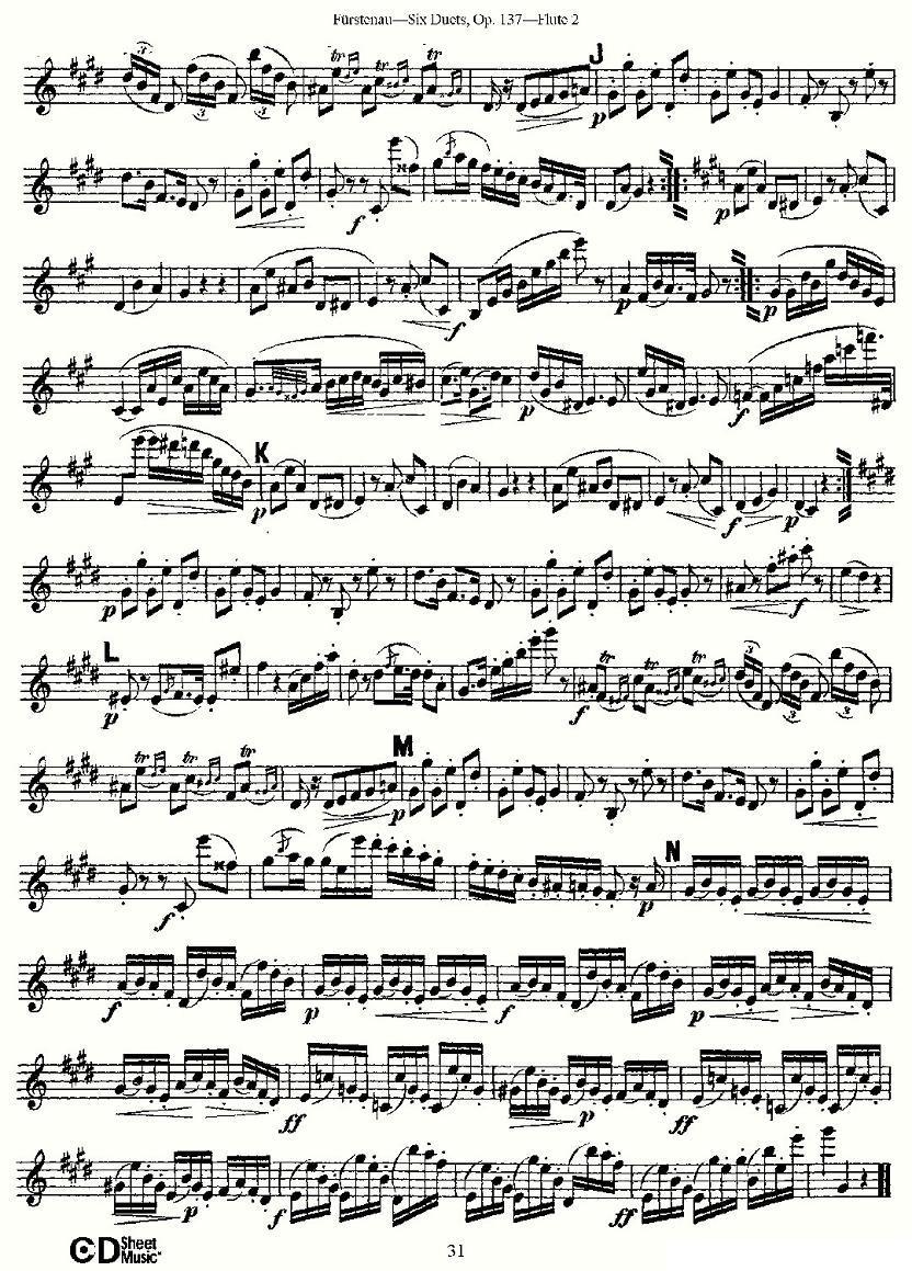 Six Duets, Op.137 之六（二重奏 六首作品 137号）其它曲谱（图10）