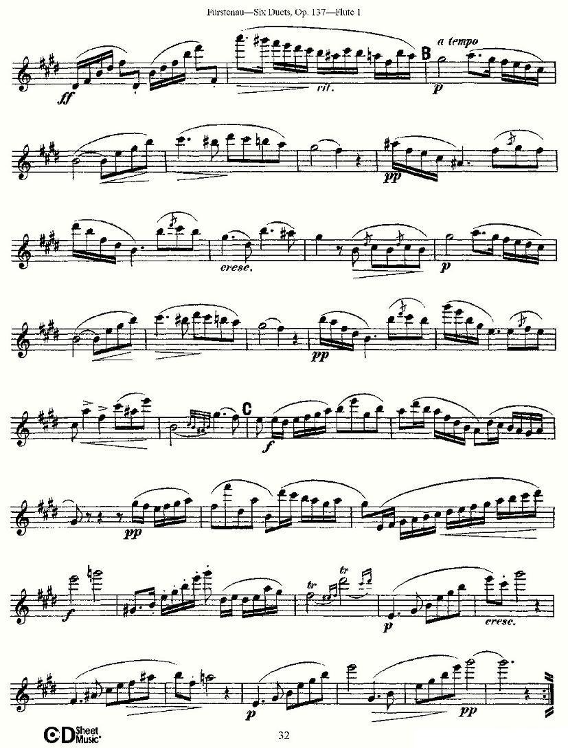 Six Duets, Op.137 之六（二重奏 六首作品 137号）其它曲谱（图2）