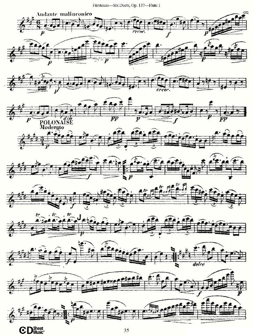 Six Duets, Op.137 之六（二重奏 六首作品 137号）其它曲谱（图5）