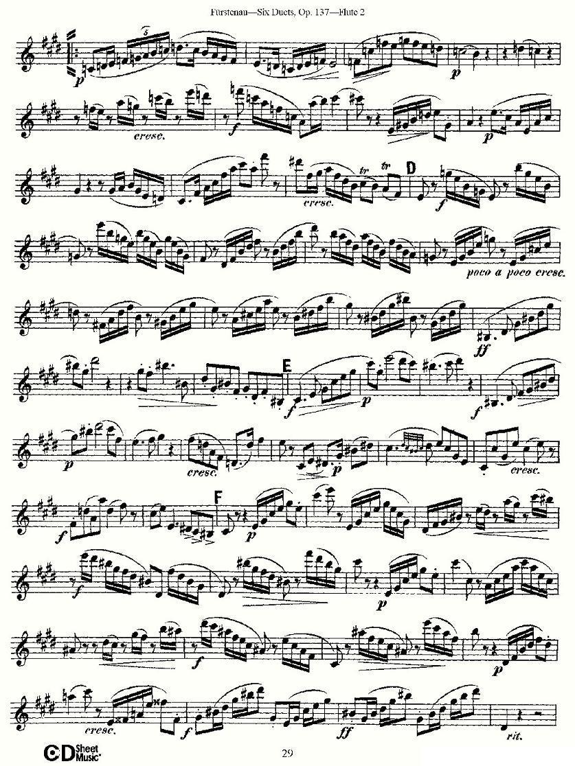 Six Duets, Op.137 之六（二重奏 六首作品 137号）其它曲谱（图8）