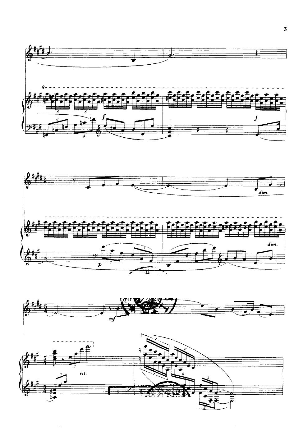海上女民兵(圆号独奏)其它曲谱（图2）