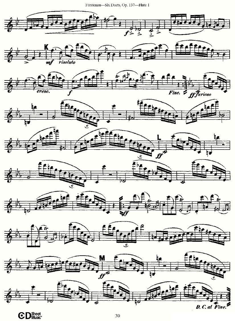 Six Duets, Op.137 之五（二重奏 六首作品 137号）其它曲谱（图6）