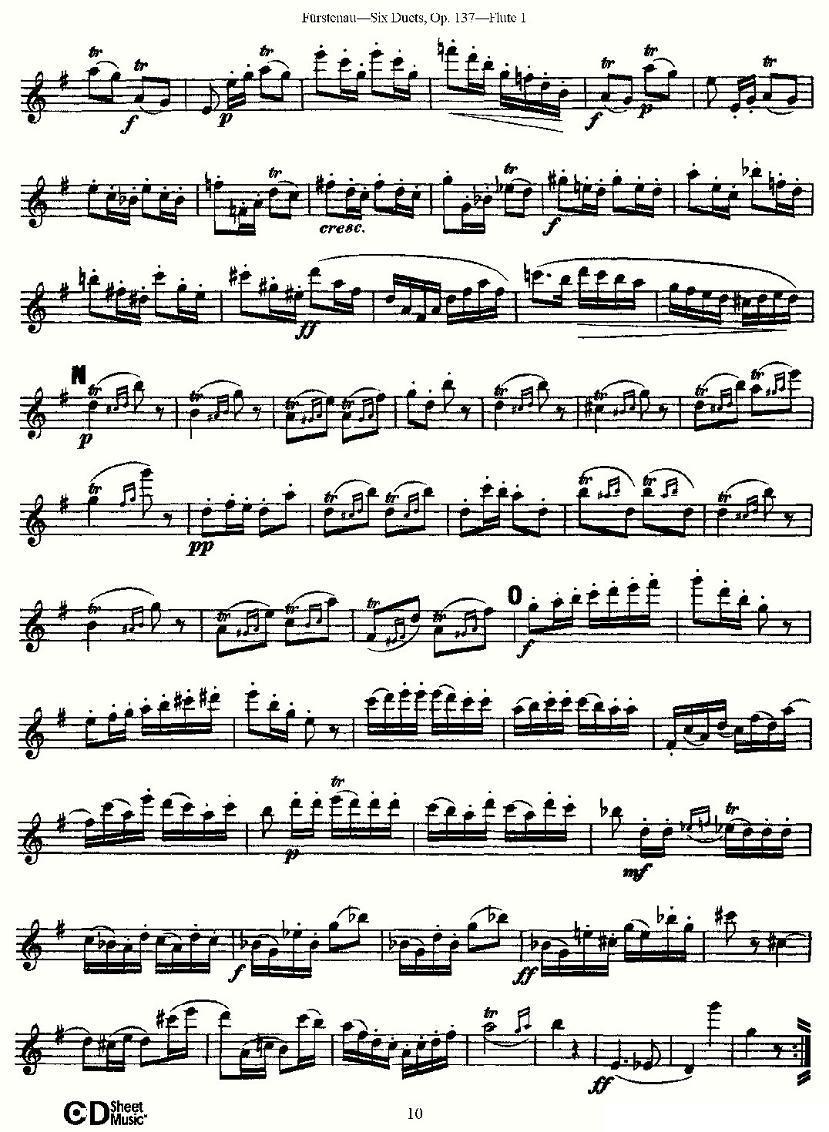 Six Duets, Op.137 之二（二重奏 六首作品 137号）其它曲谱（图6）