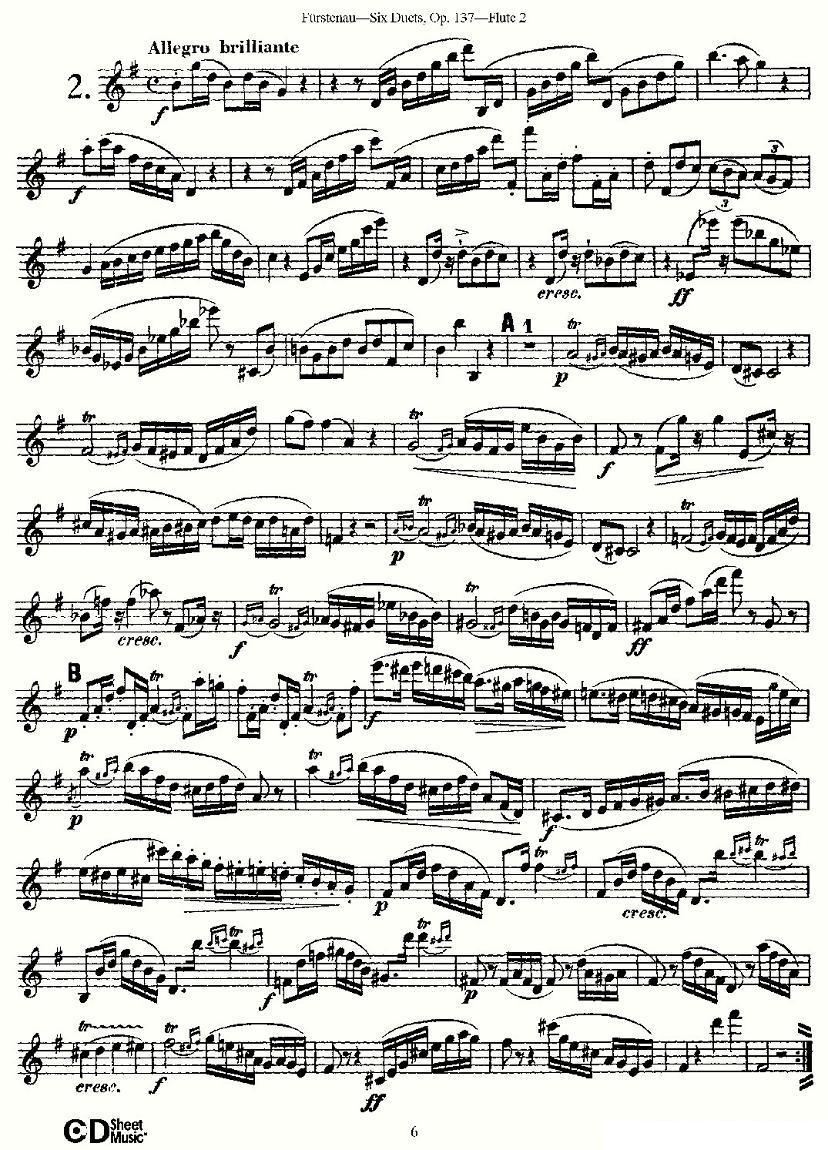 Six Duets, Op.137 之二（二重奏 六首作品 137号）其它曲谱（图7）
