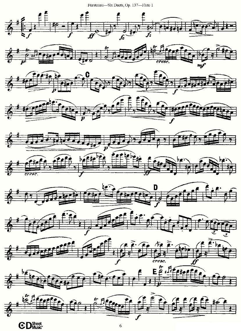 Six Duets, Op.137 之二（二重奏 六首作品 137号）其它曲谱（图2）