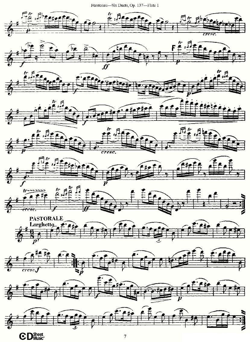Six Duets, Op.137 之二（二重奏 六首作品 137号）其它曲谱（图3）