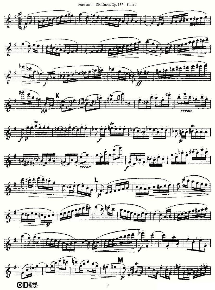Six Duets, Op.137 之二（二重奏 六首作品 137号）其它曲谱（图5）