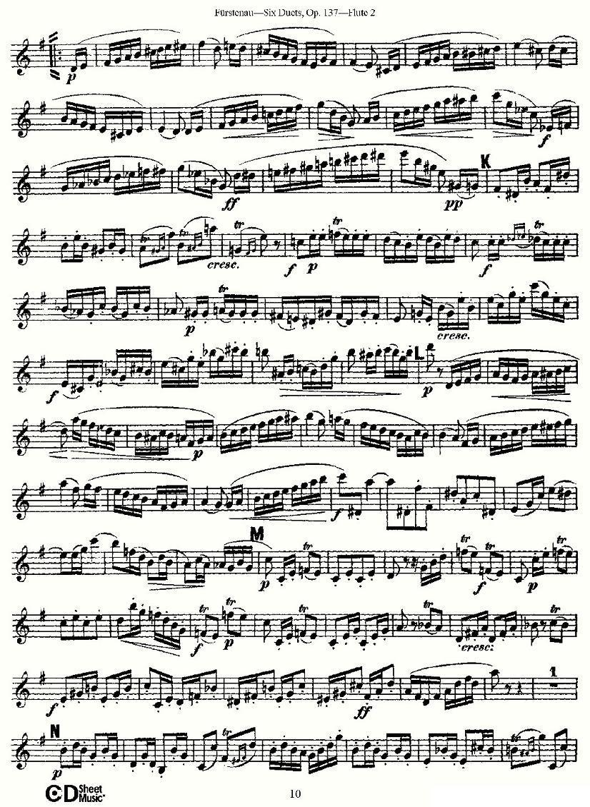 Six Duets, Op.137 之二（二重奏 六首作品 137号）其它曲谱（图11）