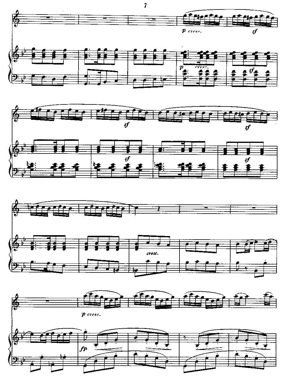 新迎春舞曲（单簧管+钢琴伴奏）其它曲谱（图7）