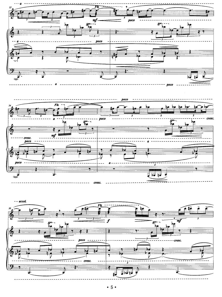 光·续（长笛+钢琴）其它曲谱（图5）