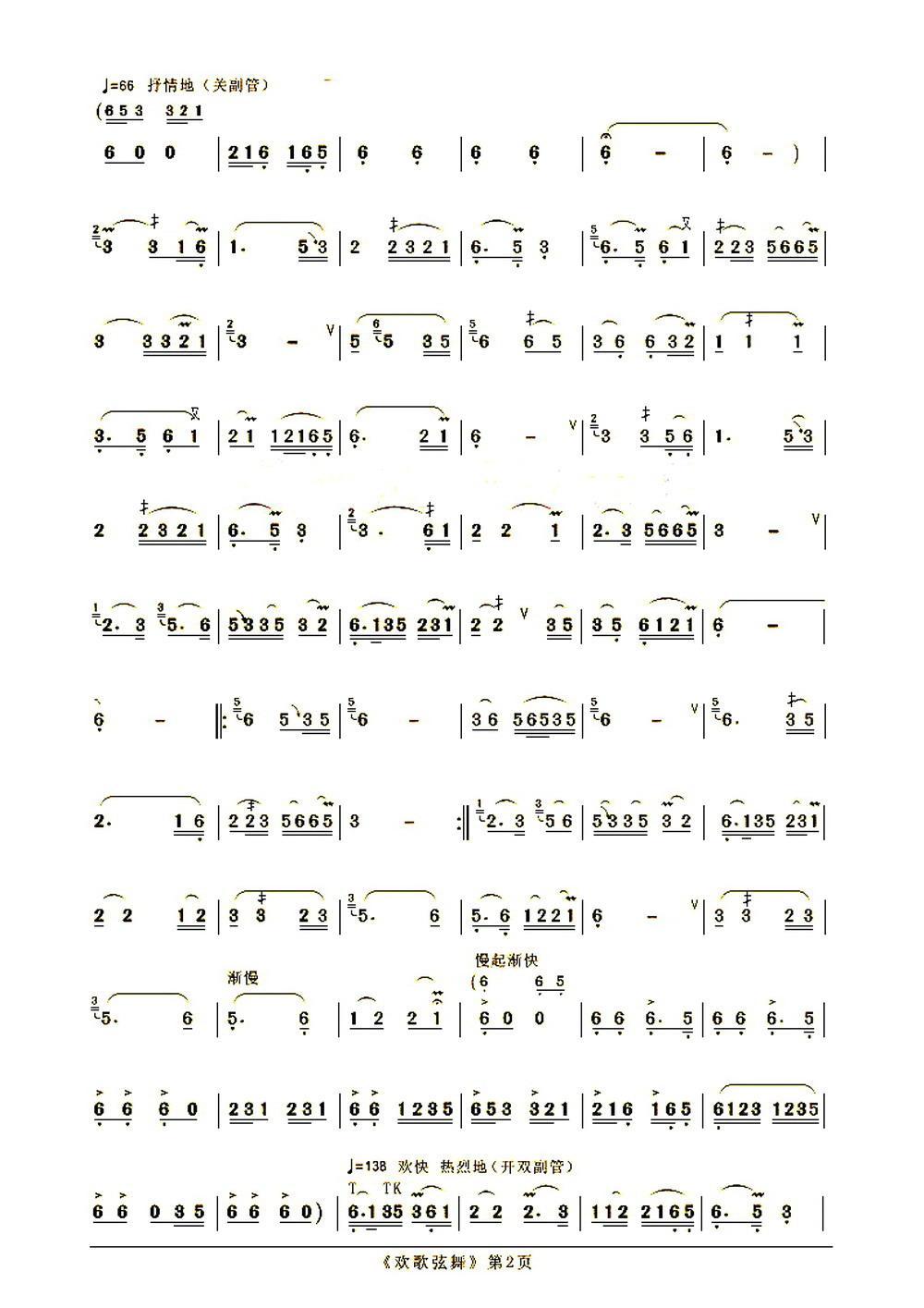 欢歌旋舞其它曲谱（图2）