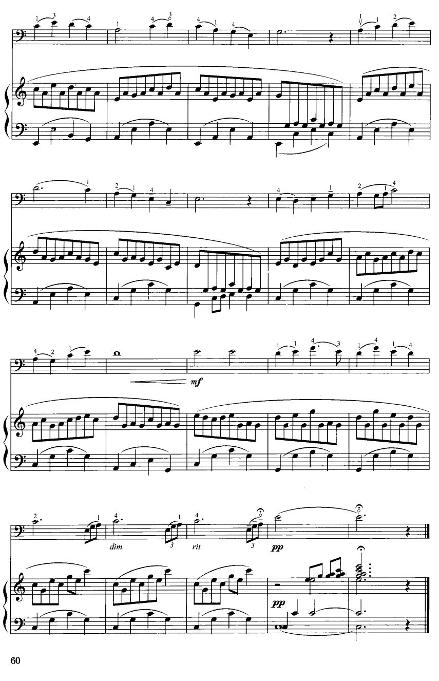 离思（大提琴）4其它曲谱（图1）