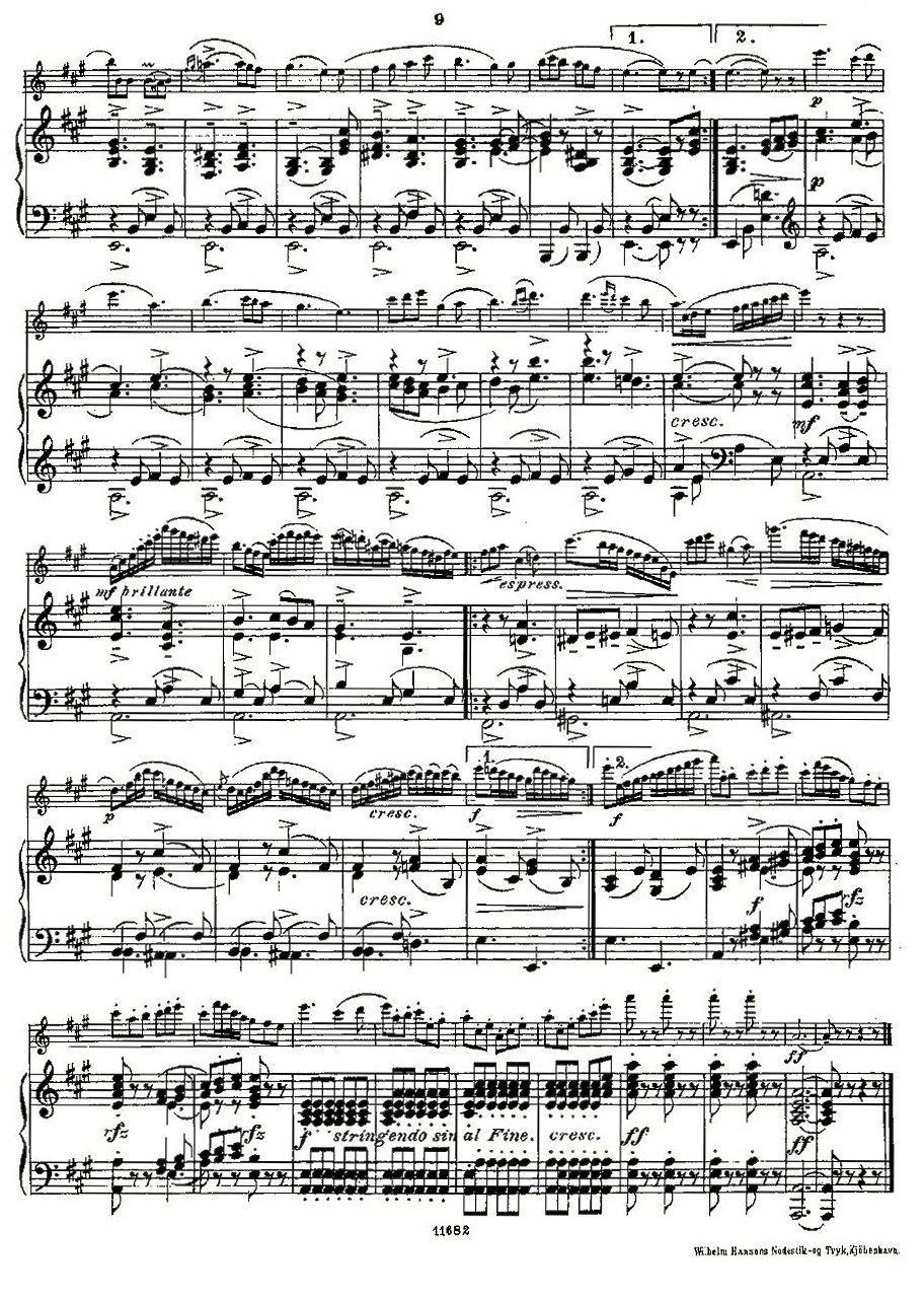 Fantaisies nationales. Op. 59, 5.（长笛+钢琴伴奏）其它曲谱（图8）