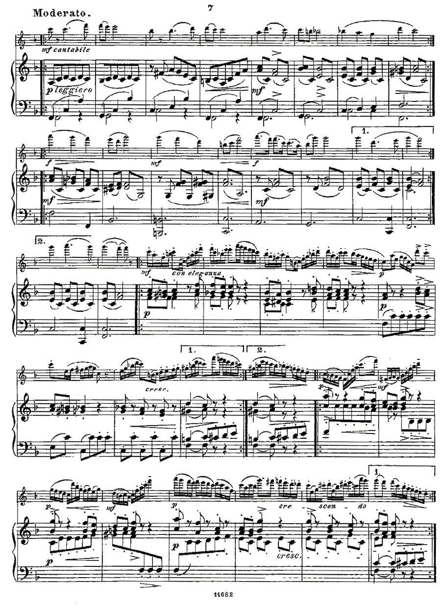 Fantaisies nationales. Op. 59, 5.（长笛+钢琴伴奏）其它曲谱（图6）