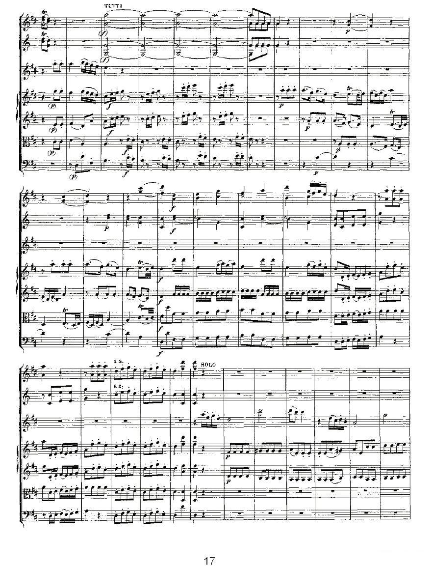 Concerto in D for Flute, K.314（D大调长笛协奏曲）其它曲谱（图17）