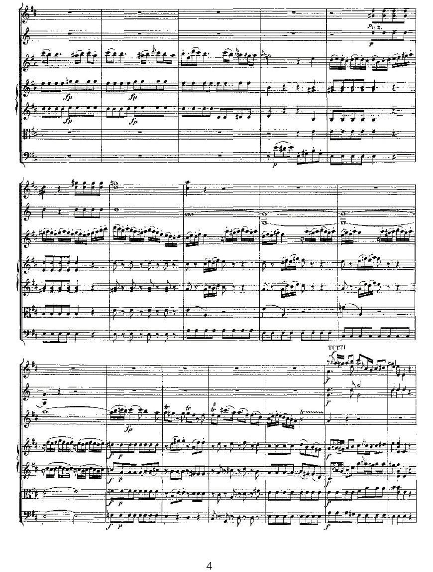 Concerto in D for Flute, K.314（D大调长笛协奏曲）其它曲谱（图4）