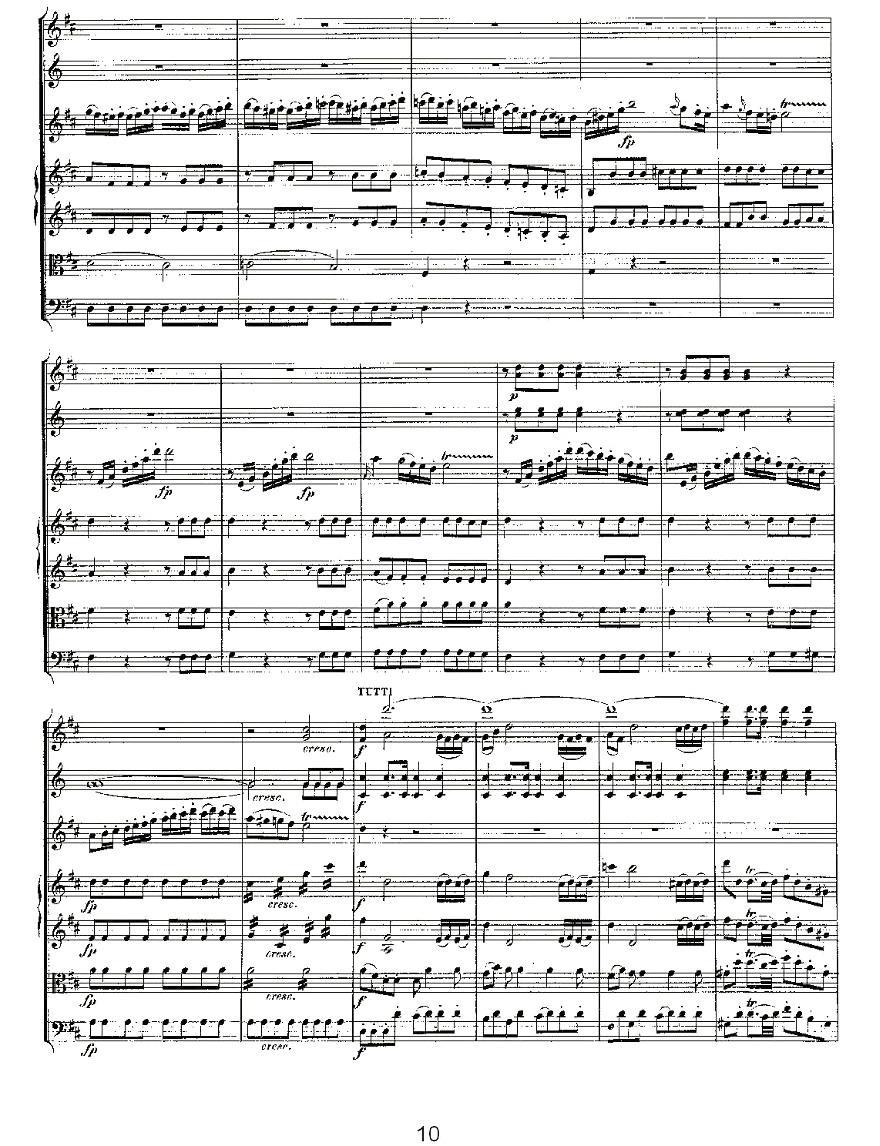 Concerto in D for Flute, K.314（D大调长笛协奏曲）其它曲谱（图10）