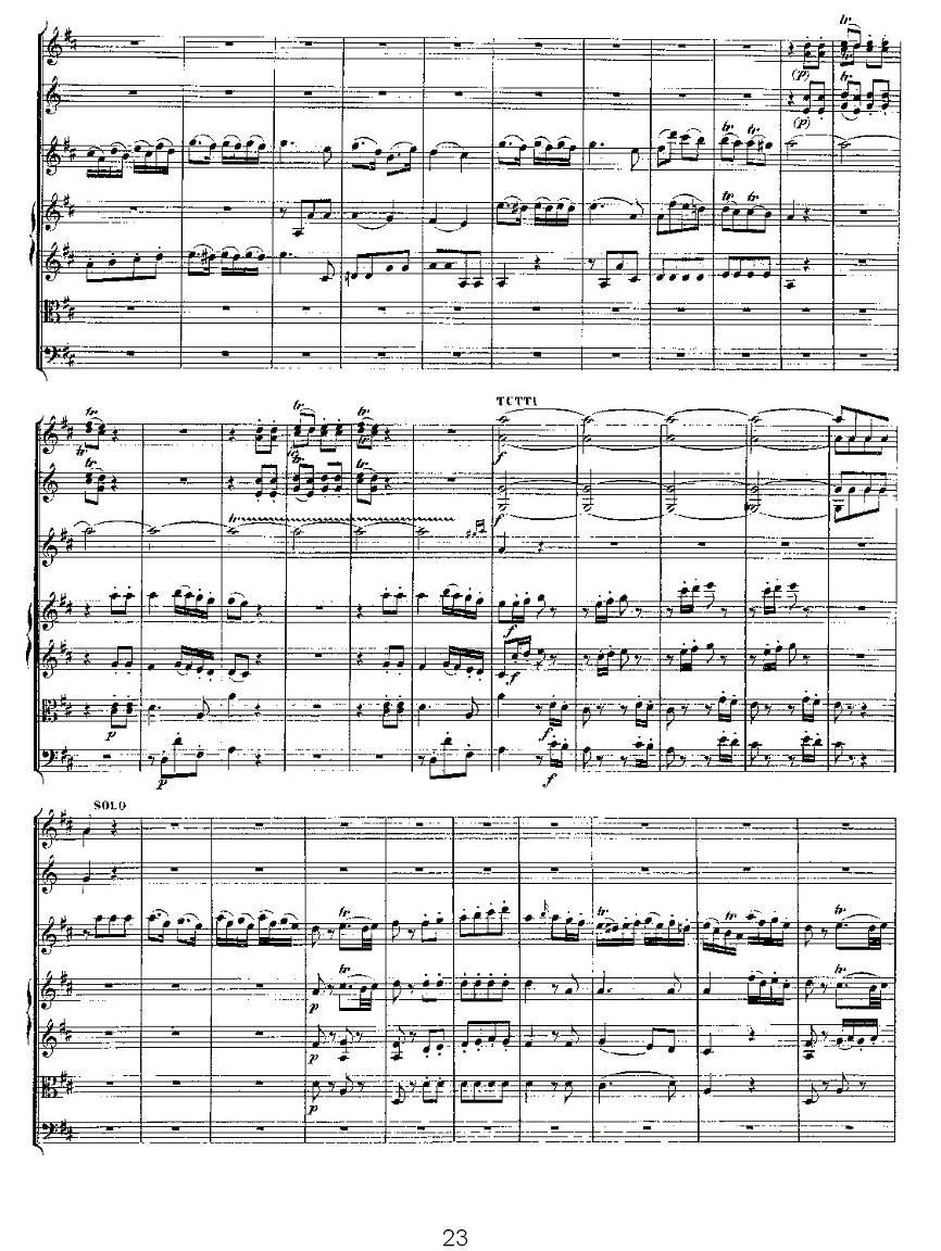 Concerto in D for Flute, K.314（D大调长笛协奏曲）其它曲谱（图23）