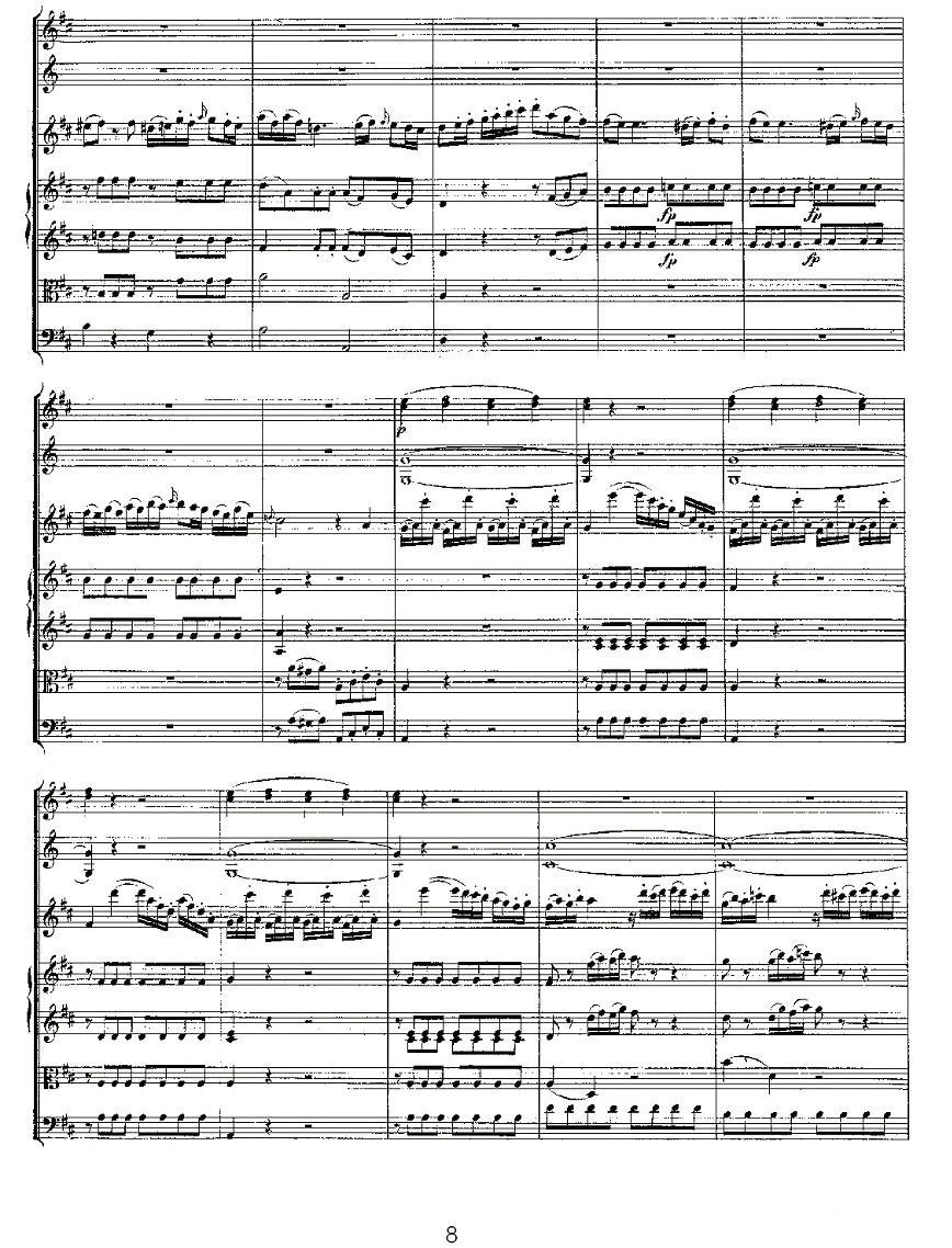 Concerto in D for Flute, K.314（D大调长笛协奏曲）其它曲谱（图8）