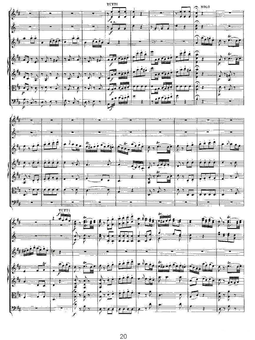 Concerto in D for Flute, K.314（D大调长笛协奏曲）其它曲谱（图20）